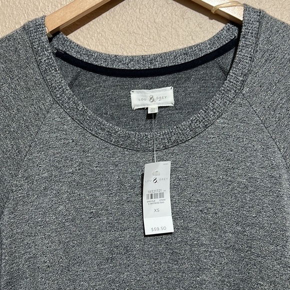 NWT Lou&Grey Blouson Heather Gray Dress Casual Size XSmall - Picture 6 of 8
